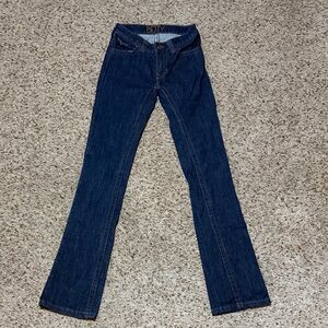 Kimes Ranch Dark Blue Flare Jeans